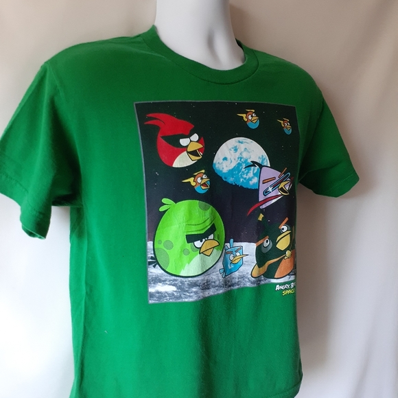 Angry Birds in space boys green short-sleeve T - Picture 4 of 8